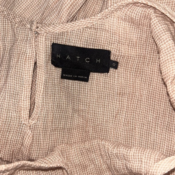 Hatch Pink Wrap Around Jumpsuit Pink Gingham Size XS - Picture 6 of 7